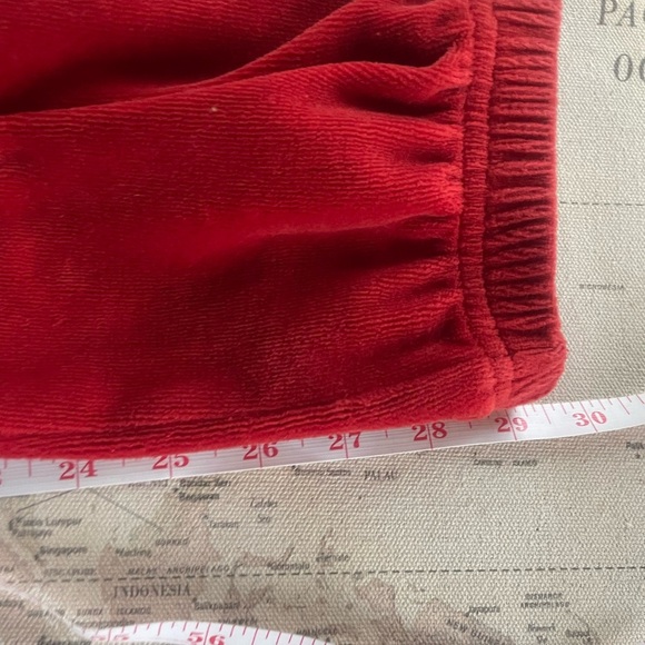 Aviator Nation CLASSIC VELVET SWEATPANTS - RED Size Medium Men’s - Picture 11 of 11